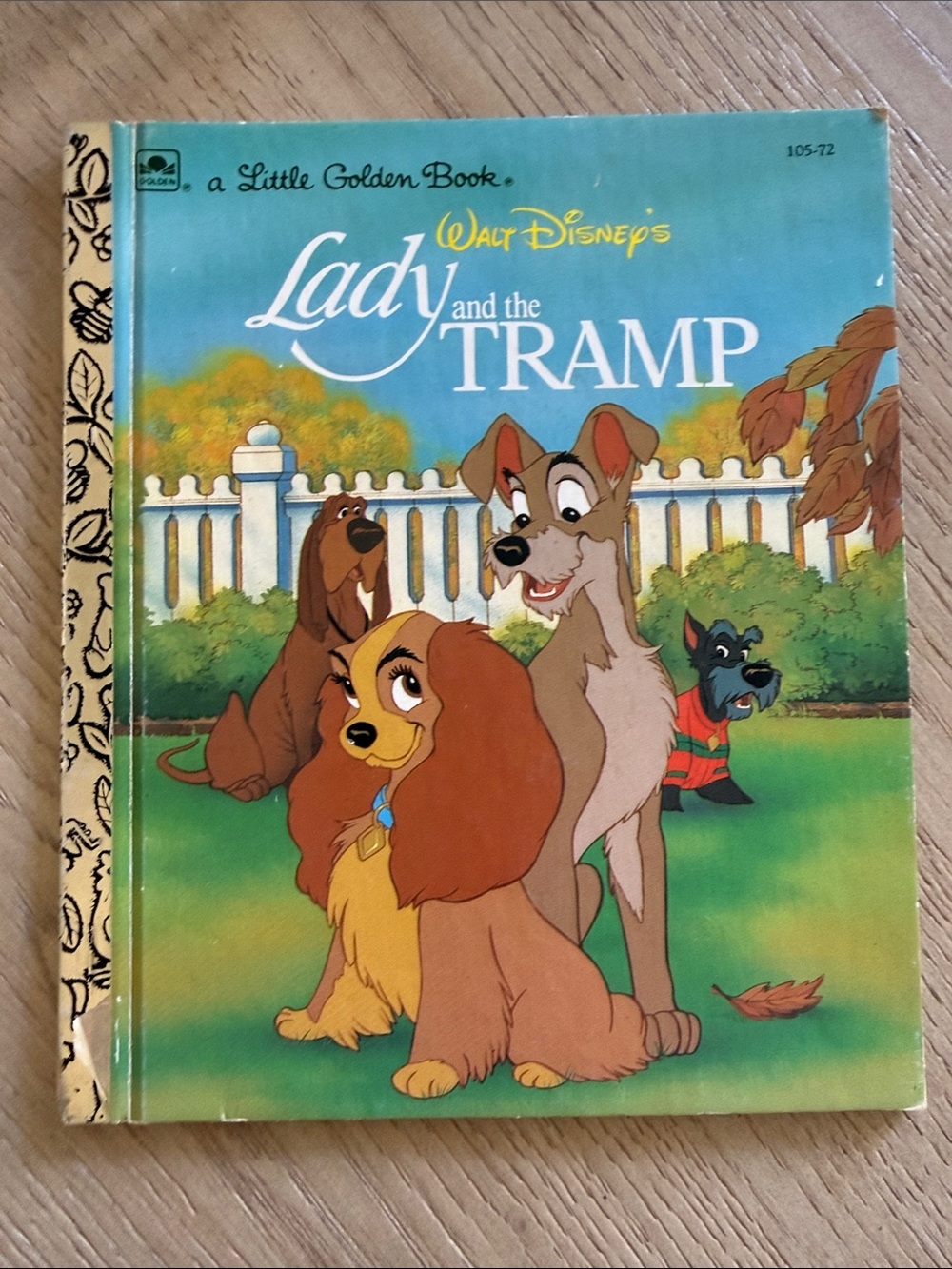 Little Golden Book Vintage Walt Disney's Lady and the Tramp